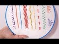 Hand Embroidery for Beginners - Part 5 | 10 Basic Stitches | HandiWorks #69