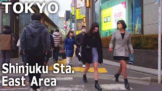 【東京散歩】新宿駅東エリア。駅近くの賑わい風景 (2022年1月)