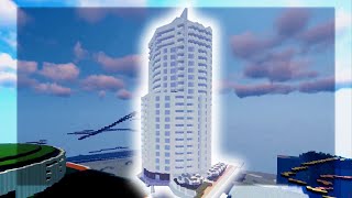 Minecraft BUILD The Earth 1:1 - Timelapse - Quay West Tower/Skyscraper