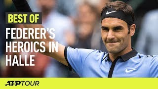 Incredible Federer Shots In Halle | THE BEST OF | ATP