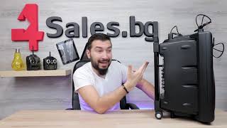 Караоке колона с еквалайзер, радио и USB порт | 4Sales.bg