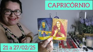 ♑ CAPRICÓRNIO ⦁ 21 a 27/02/25 ⦁ ⏰🕊️🫂💖 A ESPERA ACABARÁ DEIXA DEUS RECOMPENSAR VOCÊ NESSE NOVO COMEÇO