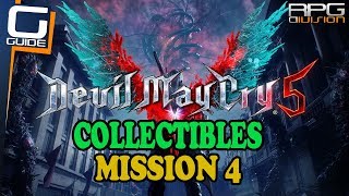 DMC 5 - Mission 4 Collectibles (Secret Mission, Blue & Purple Fragments)