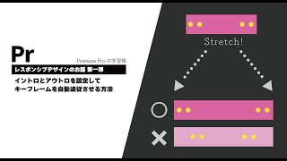 【Premiere Pro】レスポンシブデザインのお話① - イントロアウトロを設定してキーフレームを自動追従