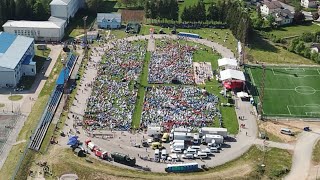 SUSRET HRVATSKE KATOLIČKE MLADEŽI - Gospić - Stadion Balinovac 04.05.2024. zrakom