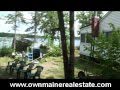 Maine Real Estate Video, Brackett Lake Waterfront - 8040