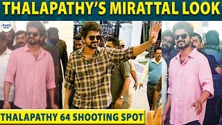 Thalapathy Vijay's Mass Moments with Fans : Full Video from Thalapathy 64 Shooting Spot |LittleTalks