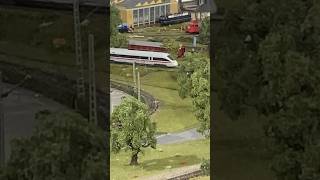 ICE TD an einer Abstellung | Modellbahn Ausstellungen