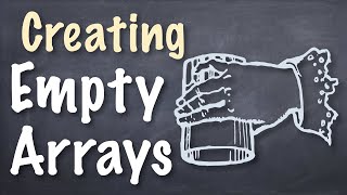 How to create EMPTY arrays in Swift?