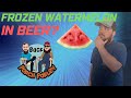 Frozen Watermelon in a Beer