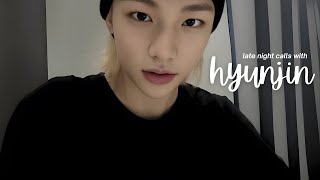 stray kids imagine: late night calls with hyunjin ft. lee know.