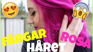 Färgar håret ROSA! | Manic Panic