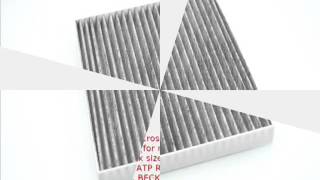 POTAUTO® MAP 1002C Heavy Active Carbon Car Cabin Air Filter Replacement