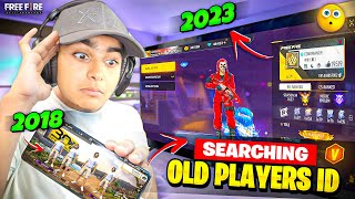Free Fire Searching Old Players 2018 Id In 2023 - Free Fire Max