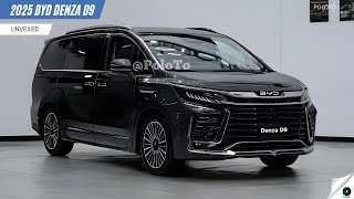 2025 BYD Denza D9 Unveiled - BYD's strategy for electric vehicles to the world market!