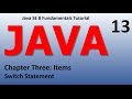 Java Switch Statement Epi 13