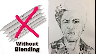 How to draw Shahrukh Khan Step by Step // full sketch outline  tutorial for beginners