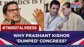 Prashant Kishor Declines Congress' Offer, After TRS Signed Deal With I-PAC, Why He Dumped Gandhis?