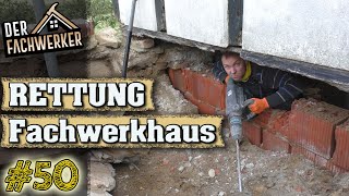 Fachwerkhaus VLog #50 - Porotonstein-Fundamente am Fachwerkhaus?