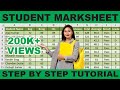 #1-Excel Marksheet: Step-by-Step Tutorial on How to Make a Grade Sheet in Excel