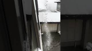 青森 酸ヶ湯温泉旅館 屋根からの落雪【2018年3月12日】