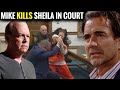 Mike kills Sheila in court, angry at being betrayed CBS The Bold and the Beautiful Spoilers