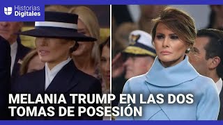 El antes y el después: mira el cambio de Melania en las dos tomas de posesión de Trump