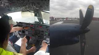 HC-CEM Embraer 120 Ferry Flight (Music:  I put a Spell on you - Annie Lennox )