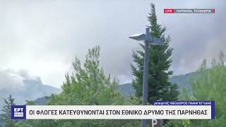 Δραματικές ώρες στην Πάρνηθα | 23/08/2023 | ΕΡΤ