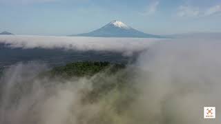 （ドローン空撮）箱根・芦ノ湖・雲海　2020.5  hakone