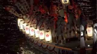 2012大阪天満宮天神祭 船渡御 OSAKA TENJIN FESTIVAL