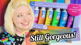 Art Product Re-Do Review - Artist's Loft Neon Paint