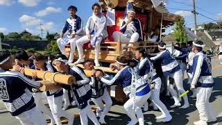 平町だんじり！横シャクリ曳行