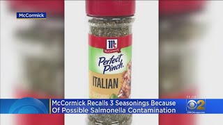 McCormick Recalls 3 Seasonings Because Of Possible Salmonella Contamination