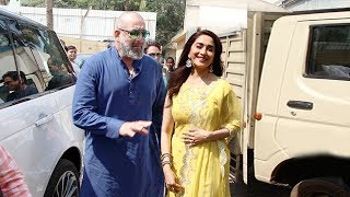 Sanjay Dutt's Grand Entry With EX GF Madhuri Dixit At Kalank Trailer Launch