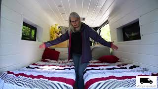 Episode #70 - Van Tour - Retired Couple's DIY Simple \u0026 Beautiful Conversion - Full version