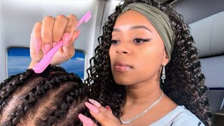 ASMR | ✈️ The Lady On The Airplane Scratches Between Your Itchy Braids