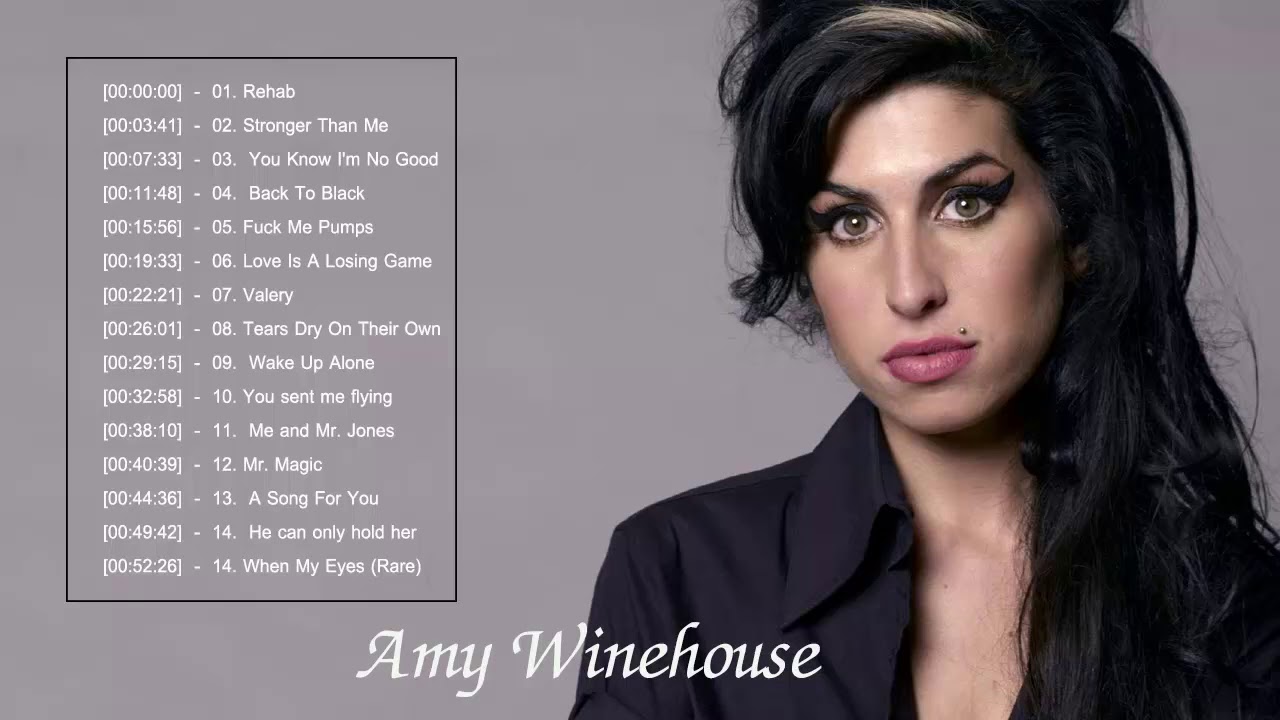 The Best Songs Of Amy Winehouse - Amy Winehouse Greatest Hit - YouTube