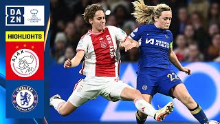 HIGHLIGHTS | Ajax - Chelsea - UEFA Women's Champions League 2023-24 Kwartfinale, Heen (Nederlands)