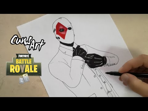 Dibujos de fortnite faciles para dibujar