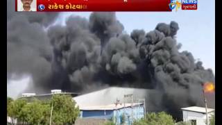 Bhuj: Fire in Bhachau finally came to the control_Etv News Gujarati