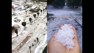 Hailstorms in Italy and Spain - Violenta Grandinata in italia e Spagna