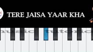Tere Jaisa Yaar Kha ll Tutorial Singing & Harmonium ll