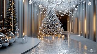 15 Luxurious Wonderful Silver and Crystal Christmas Entryway Ideas