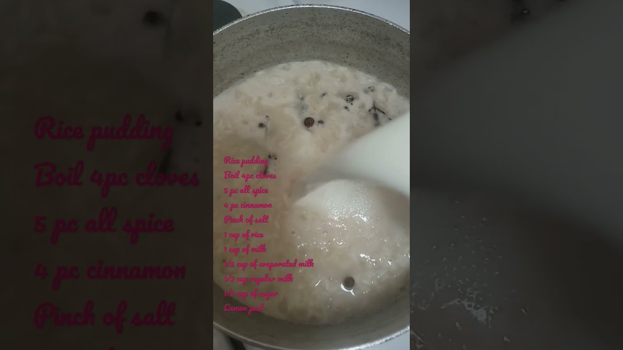 B&b Rice Pudding #food #bake #foodrecipes - YouTube