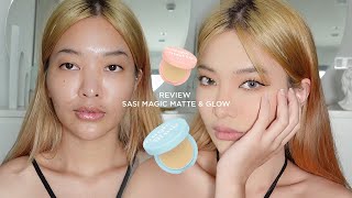 รีวิว \u0026 ทดสอบ แป้ง sasi สูตรใหม่! ลองแต่งหน้าแบบไอดอลเกาหลี ออกจากบ้าน 12 ชั่วโมง | mildnitha