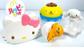 ハッピーセット サンリオキャラクターズ 第１弾 ４種 開封 2024/4/12～ Japanese McDonalds happy meal toys Sanrio Characters ハローキティ