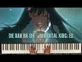 The Daily Life of the Immortal King: ED / Die Ran Na Shi by Ziqi Zhou - piano arrangement