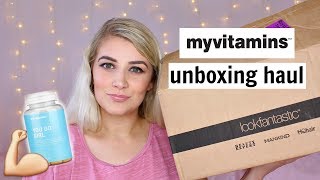 My Vitamins Snack Box \u0026 Protein Shake Unboxing Haul! 💪🏼 | Luce Stephenson