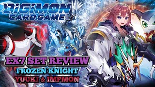 Digimon TCG | EX7 - Set Review - Digimon Liberator [NPC Frozen Knight \u0026 Impmon, Yuuki]